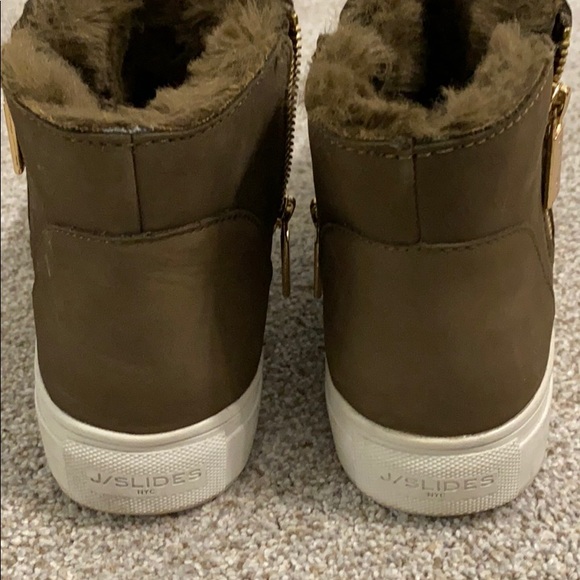 Lightly worn J/Slides Poppy size 6.5 - Picture 2 of 4